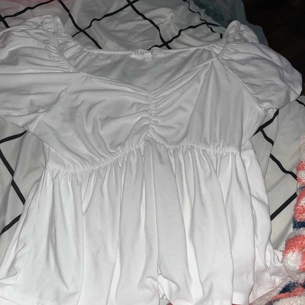 white shirt